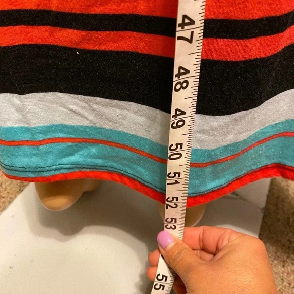 DGNY Beautiful Colorful Sleeveless Maxi Dress Women Size XL - Picture 4 of 7